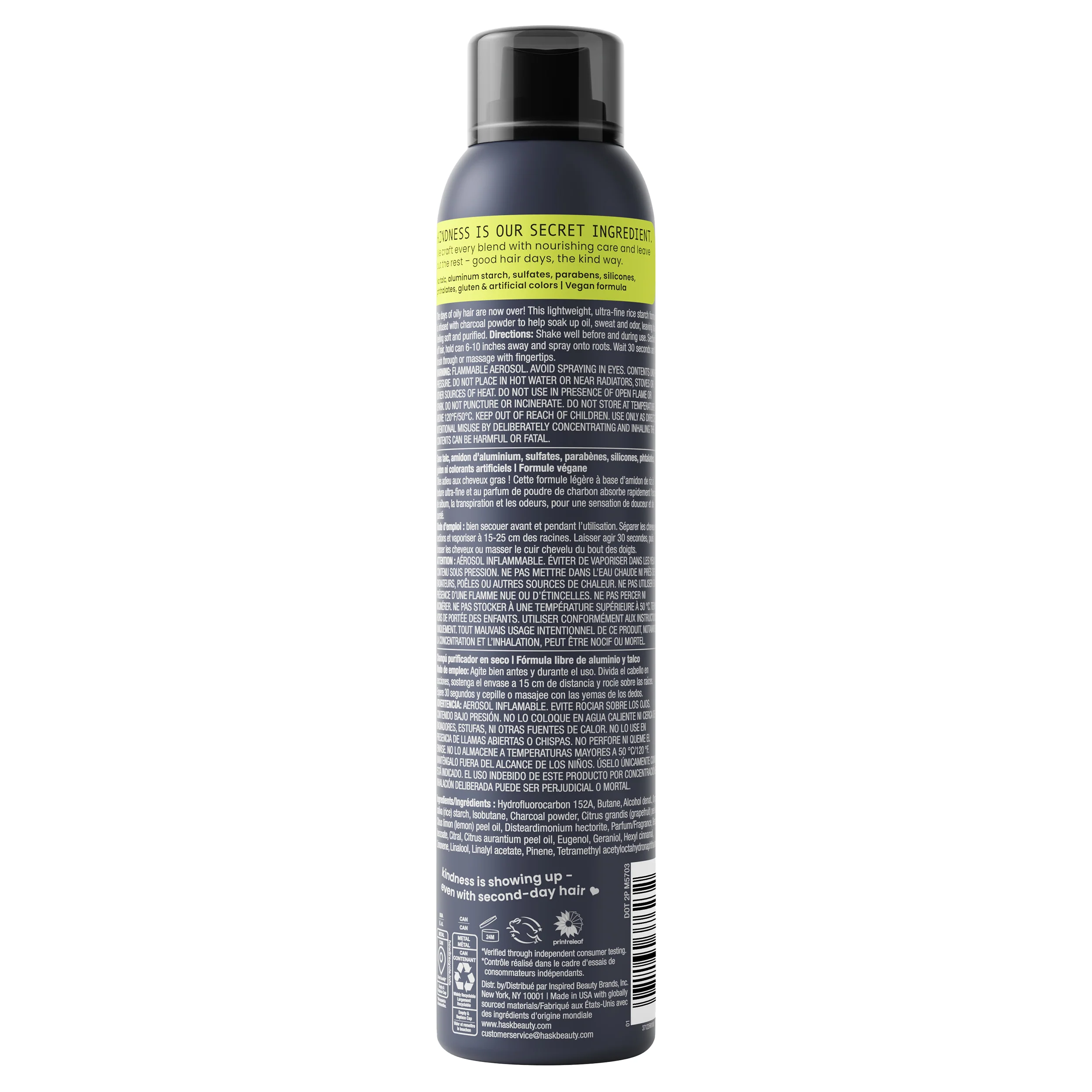 Purify + Charcoal Dry Shampoo 8 oz - Image 8