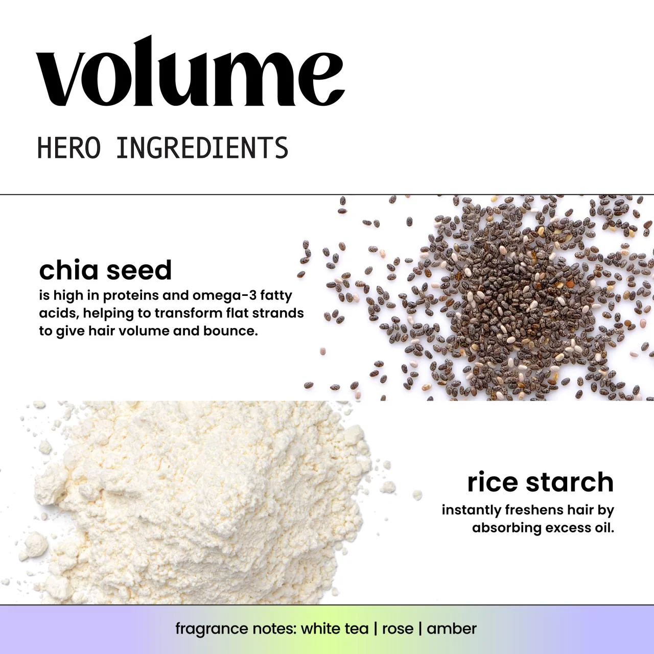 Volumize + Chia Dry Shampoo 4.3 oz - Image 5